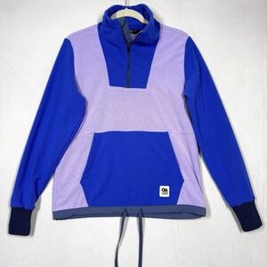 Outdoor Research Jacket Womens XS Trail Mix Quarter Zip Pullover Waffle Fleece